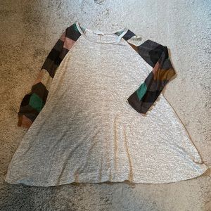 Egs California Long Sleeve Shift Dress